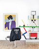 Thumbnail of ETTORE SOTTSASS (1917-2007) Bibliothèque  Carlton Création en 1981Edition Memphis, plaque de l'éditeurBois et mélaminé polychromeH 197cm.(77 9/16in.); L 190cm.(74 13/16in.); P 40cm.(15 3/4in.).A wood and polychrome melamine  Carlton  bookcase by Ettore Sottsass designed in 1981, edited by Memphis. image 2
