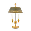 Thumbnail of A French Empire ormolu two-light bouillotte lamp Early 19th century image 1