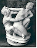 Thumbnail of The Hever Nymph and Satyr A Roman marble group of a nymph and satyr image 3