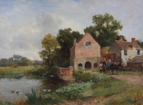 Bonhams : David Bates (British, 1840-1921) 33 x 48.5cm