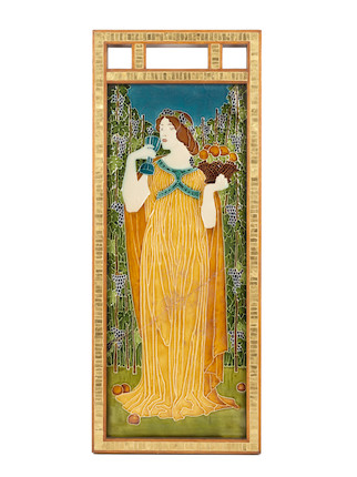 Bonhams : Walter Crane for Pilkington Royal Lancastrian 'The Senses ...