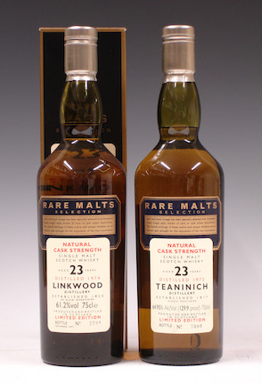 Linkwood-23 year old-1974  Teaninich-23 year old-1972 image 1