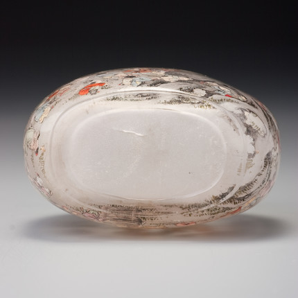 Bonhams : An inside-painted rock-crystal snuff bottle Wang Xisan, dated  1962 (the bottle, probably Official School, 1760-1860)