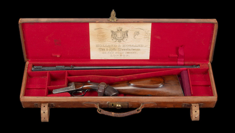 Bonhams : A fine .22 (L.R.) 'Royal' rook-rifle by Holland & Holland, no ...