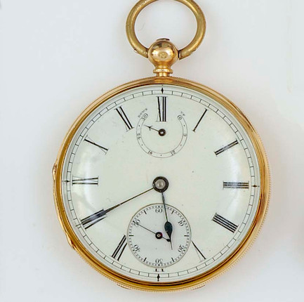 Bonhams : S. Maguite & Company, Belfast An 18ct gold pocket watch