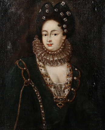 Bonhams : French School, 17th Century Portrait of a lady