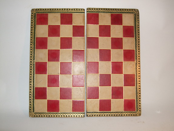 Bonhams : A Cartonpierre chess board, by Leuchars of Piccadilly, London,  circa 1860,