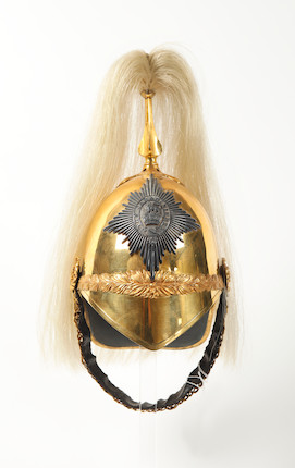 Bonhams : 2nd Dragoon Guards (Queens Bays) Officer's 1871 Pattern Helmet