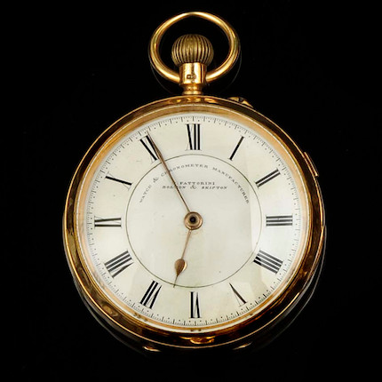 Bonhams : Fattorini, Bolton & Skipton An 18ct gold pocket watch