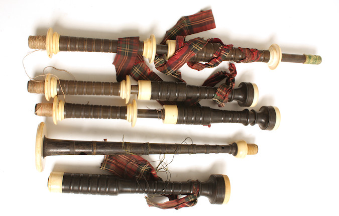 Bonhams : The major parts of bagpipes