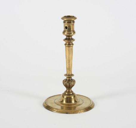 Bonhams : A Rare Early 17th Century French Brass Candlestick