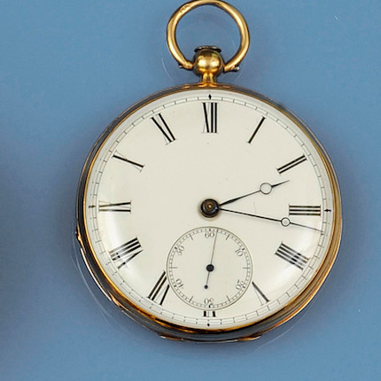 Bonhams : Stauffer, Geneve A slim open faced pocket watch