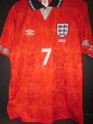 England's Away Uniform 1990 to 1993