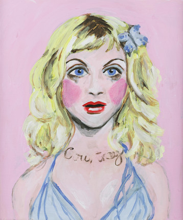 Bonhams : Stella Vine (British, 1969) 'Courtney Blue Dress', 2006