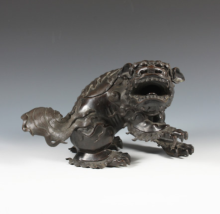 Bonhams : An 18th century bronze Dog of Fo