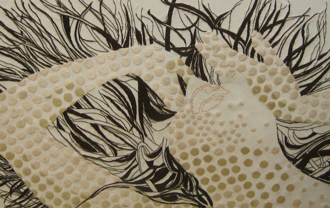 Funda  Alkan (born 1985) Head on Bed, image 1