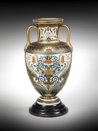 A magnificent Minton pâte-sur-pâte vase by Charles Toft, circa 1880 image 1