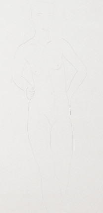 Bonhams : Eric Gill (British, 1882-1940) Standing female nude