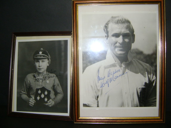 Bonhams : Wilf Mannion hand signed photographs