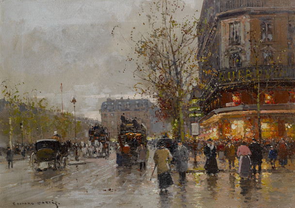 Bonhams : Edouard Henri Leon Cortès (French, 1882-1969) Place de la ...