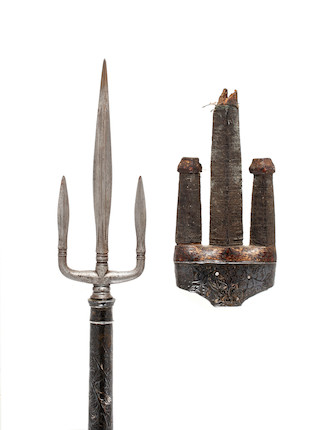 Bonhams : An 18th/19th Century Indian Ceremonial Trident