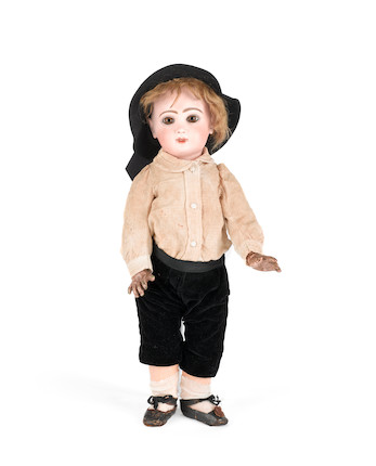 Bonhams : Tete Jumeau bisque head Bebe, size 9