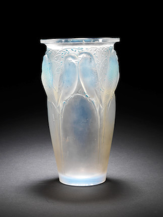 Bonhams : René Lalique 'Ceylan' an Opalescent Glass Vase, design 1924