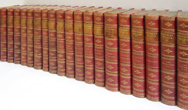 Bonhams : SCOTT (WALTER) The Waverley Novels, 25 vol., contemporary ...