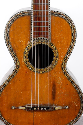 Bonhams A Classical six string guitar