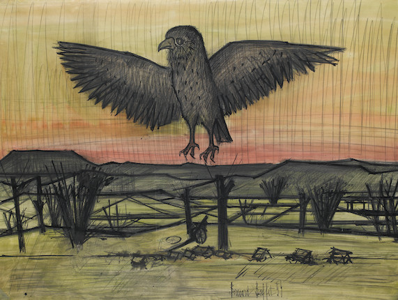 Bernard Buffet (French, 1928-1999) Horreur de la Guerre image 1