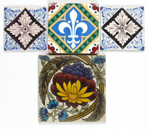 Bonhams : European Ten Decorative Tiles