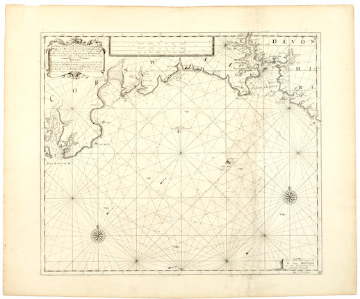 Bonhams : KEULEN (GERARD VAN) A New Gradually Encreasing Compass-Map ...