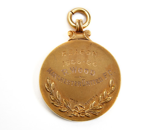 Bonhams : 1955/56 League Division One medal awarded to Ray Wood