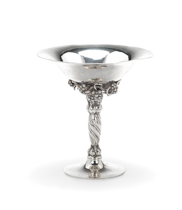 Bonhams : GEORG JENSEN A silver tazza, incuse pattern number 263, with ...