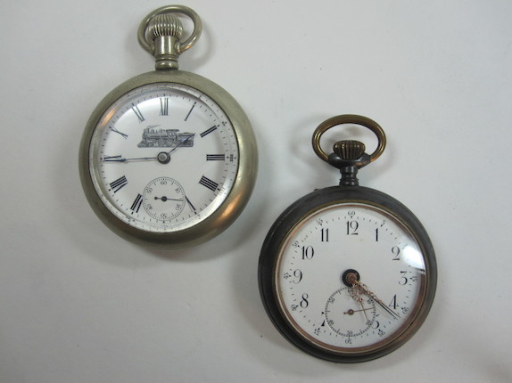 Bonhams : Two open faced pocket watches