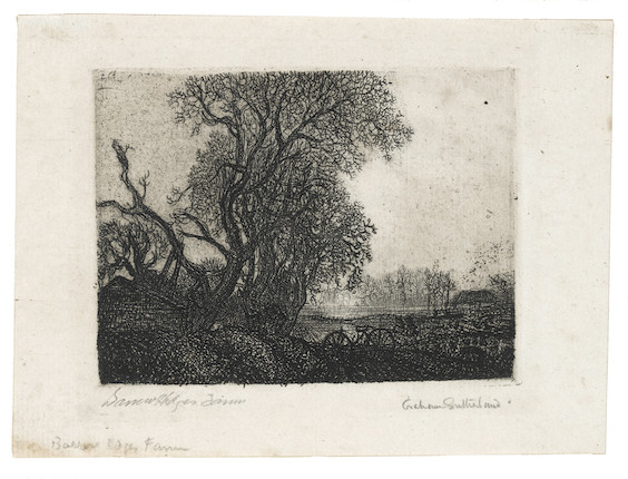 Bonhams : Graham Sutherland O.M. (British, 1903-1980) Barrow Hedges ...