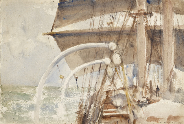 Henry Scott Tuke, RA, RWS (British, 1858-1929) In the North Sea image 1