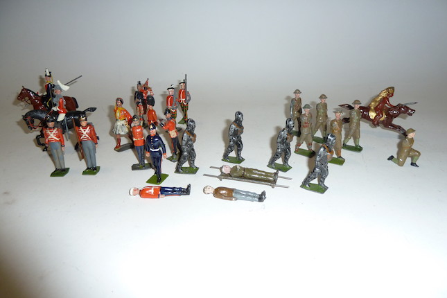 Bonhams : Britains toy soldiers 200 approx excuding spare parts