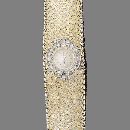 Bonhams : A diamond-set watch, by Corum