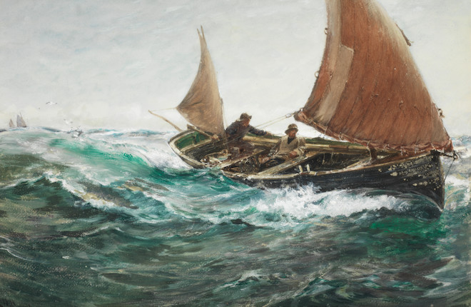 Bonhams : Charles Napier Hemy, RA RWS (British, 1841-1917) Off to the ...