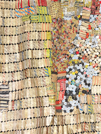 Bonhams : El Anatsui (Ghanaian, born 1944) 'New World Map'