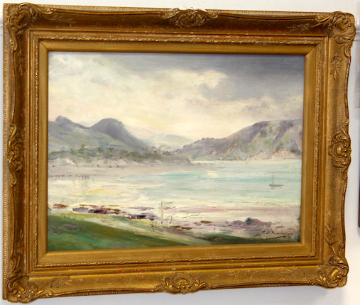 Bonhams : Robert Fowler (British, 1853-1926) Coastal scene