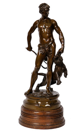 Bonhams : Adrien Etienne Gaudez, French (1845-1902) A bronze figure of ...