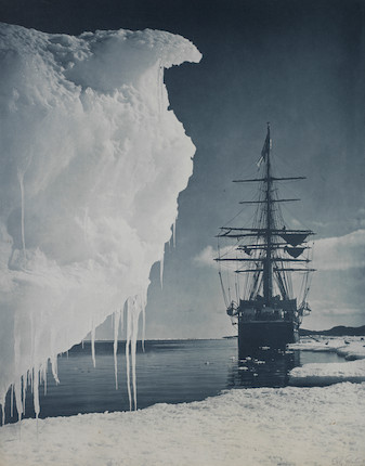 PONTING (HERBERT GEORGE)  The Terra Nova at the Ice-Foot, Cape Evans image 1
