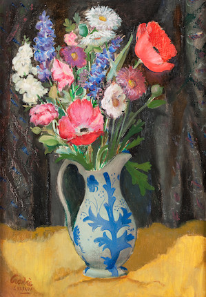 Bonhams : William Crosbie, RSA RGI (British, 1915-1999) Flowers in ...