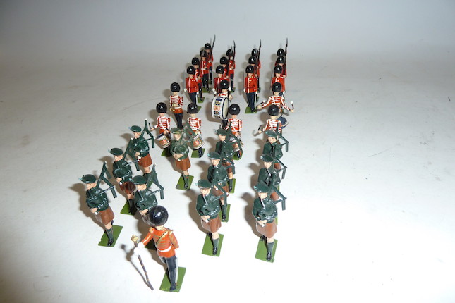 Bonhams : Britains set 2096, Pipe Band of the Irish Guards 32