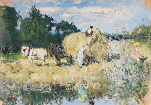 Pierre Eugène Montézin (1874-1946) Les faneurs image 1