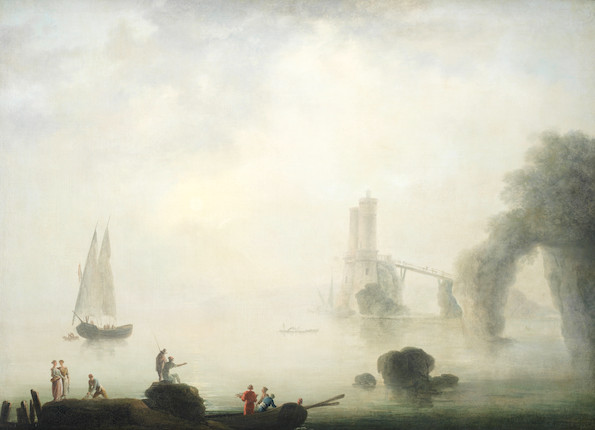 Bonhams Francesco Fidanza Rome 1747 1819 Milan Fishermen On A Shore 