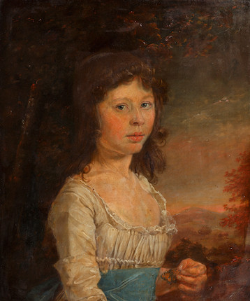 Bonhams : English School, late 18th/early 19th Century Portraits of a ...