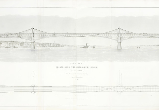 Bonhams : ROEBLING (JOHN A.) Long and Short Span Railway Bridges, 1869